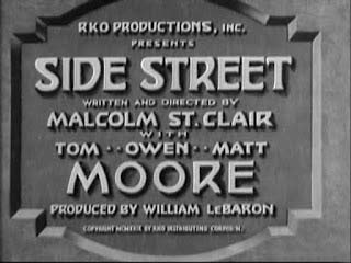 Side Street 1929 film