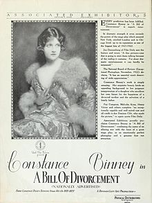 A Bill of Divorcement 1922 film