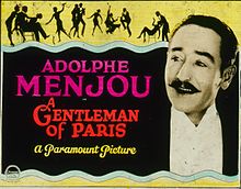 A Gentleman of Paris 1927 film