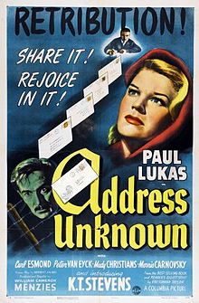 Address Unknown 1944 film