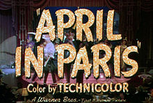 April in Paris film