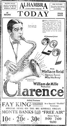 Clarence 1922 film