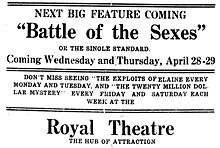 The Battle of the Sexes 1914 film