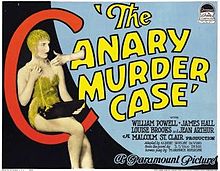 The Canary Murder Case film
