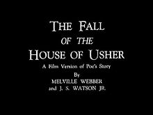 The Fall of the House of Usher 1928 American film