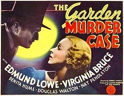 The Garden Murder Case film