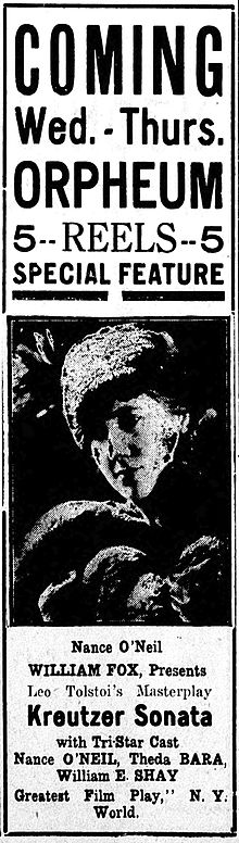 The Kreutzer Sonata 1915 film