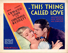 This Thing Called Love 1929 film