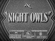 Night Owls 1930 film
